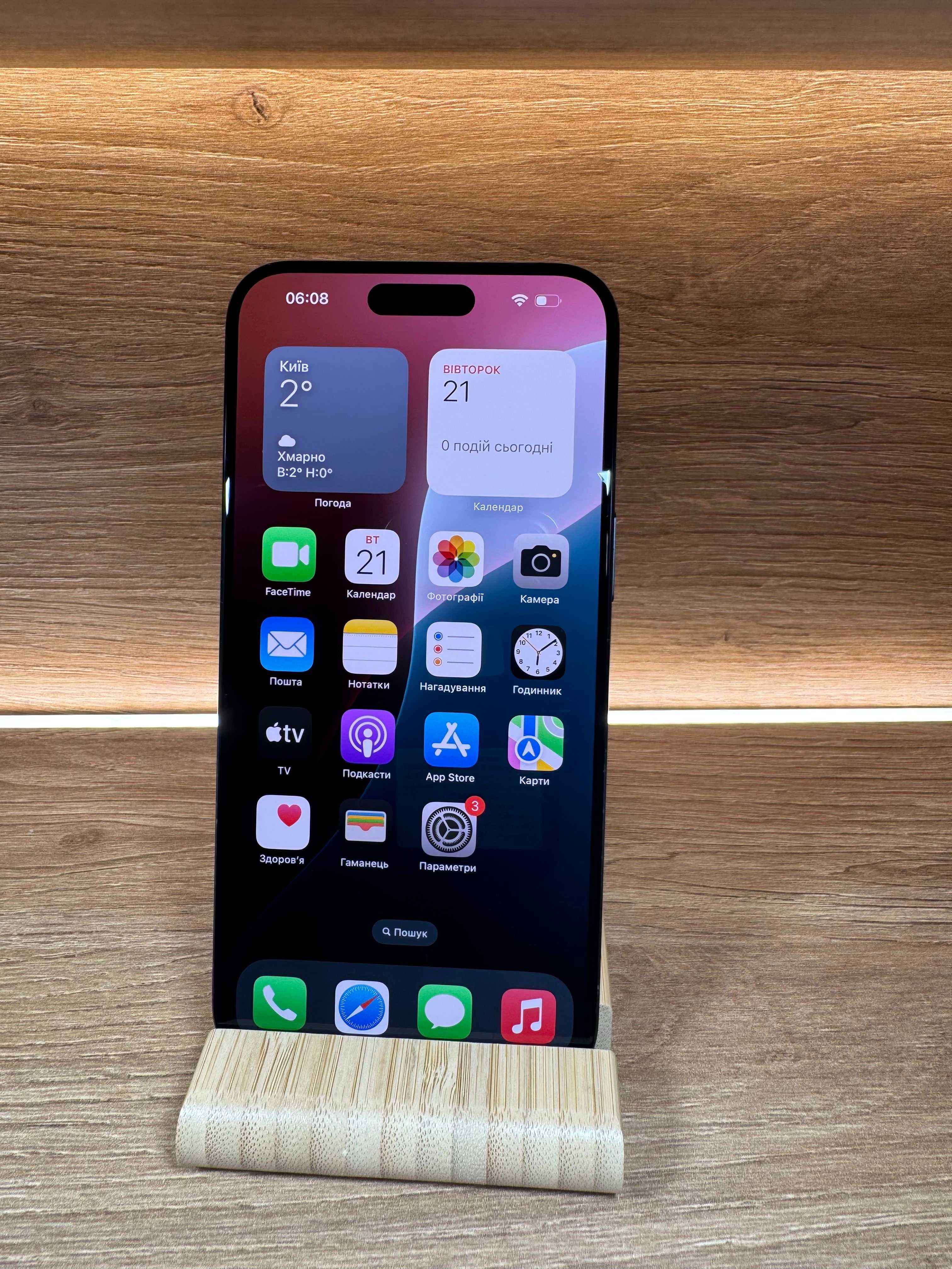 iPhone 15 Pro Max 256 Blue!! З США!!! АКБ: 90%! №: 4473!!! Неверлок!
