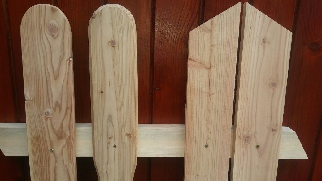 Sztachety drewniane balaski Producent modrzew 100cm