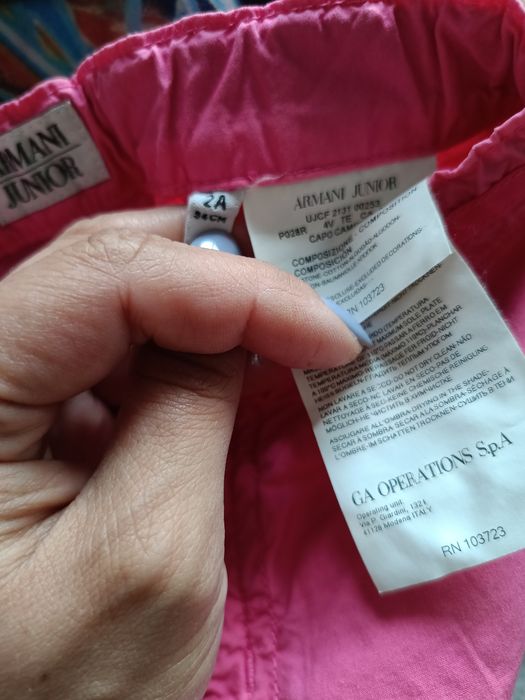 Spodenki Armani r. 92/98