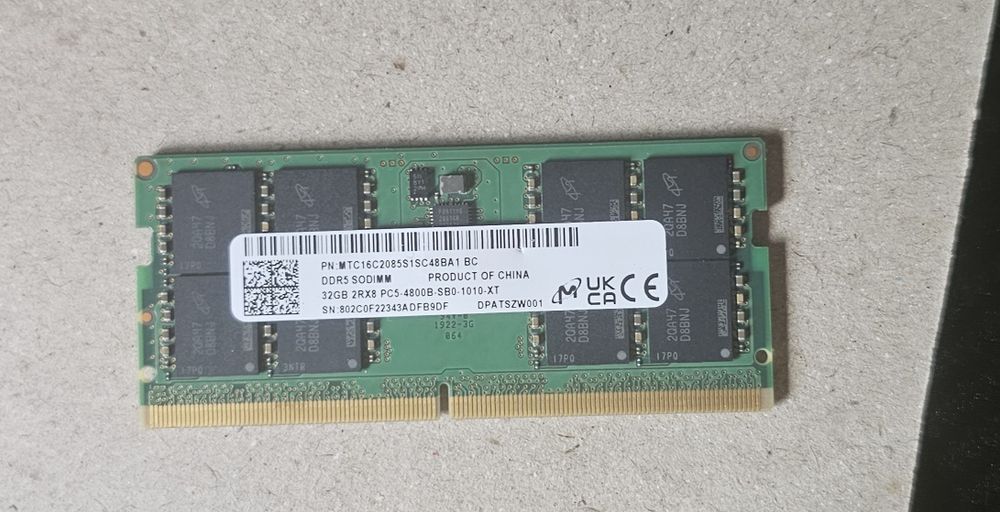 Samsung 32GB DDR5 4800MHz PC5-4800B – RAM