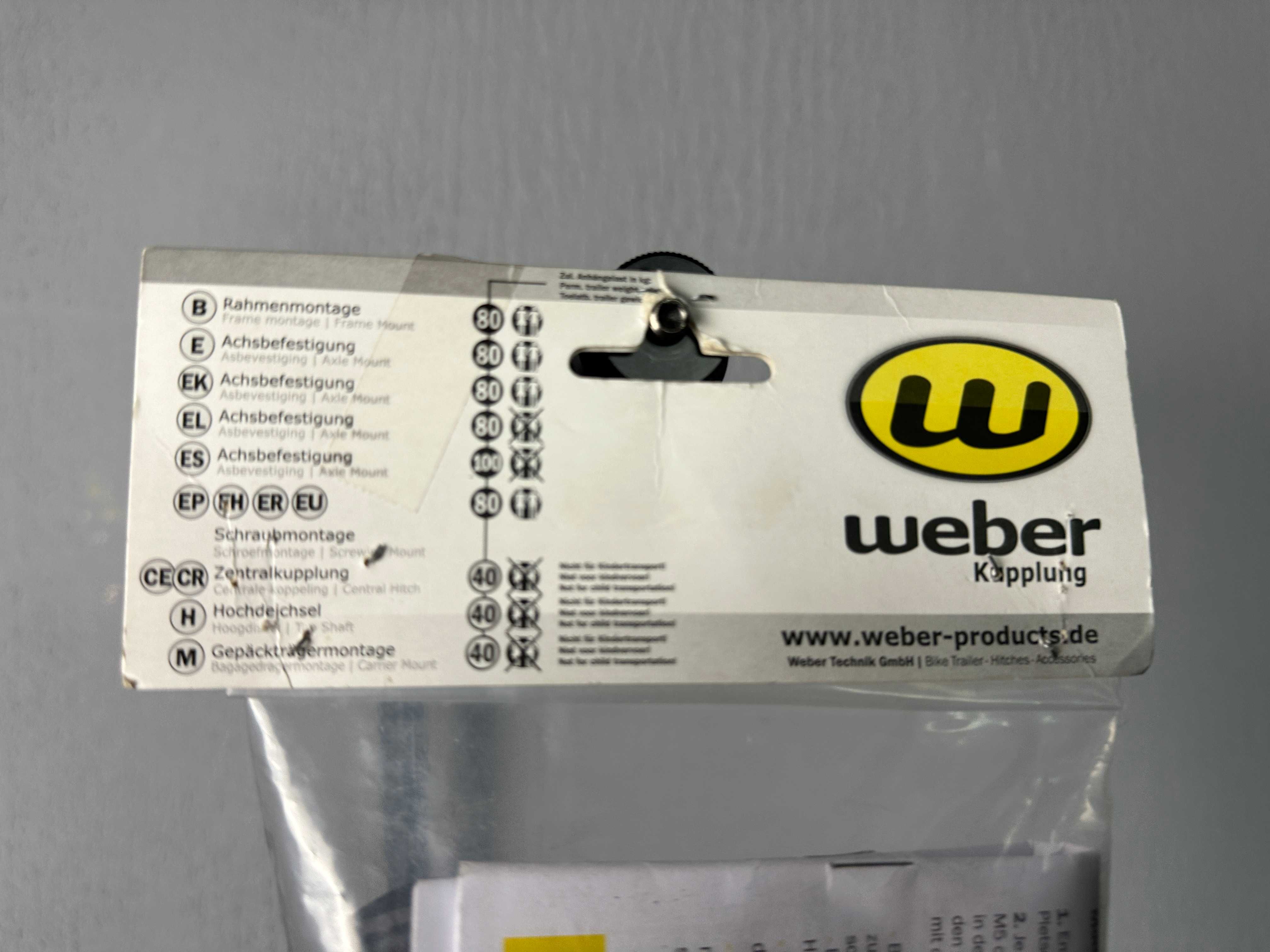 Zaczep do przyczepy rowerowej webber ^^