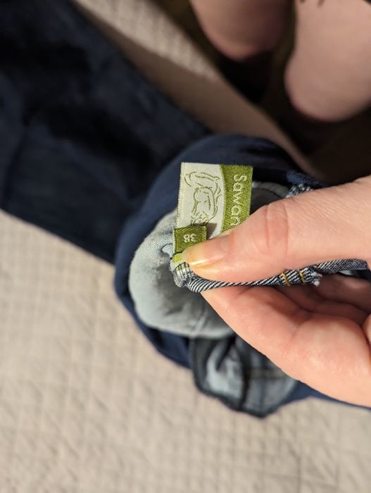 Jeansy ciążowe r. 38 chyba nieużywane