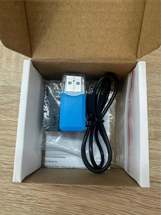 Mikro kamera szpiegowska do ukrycia fhd nagrywanie w nocy detekcja