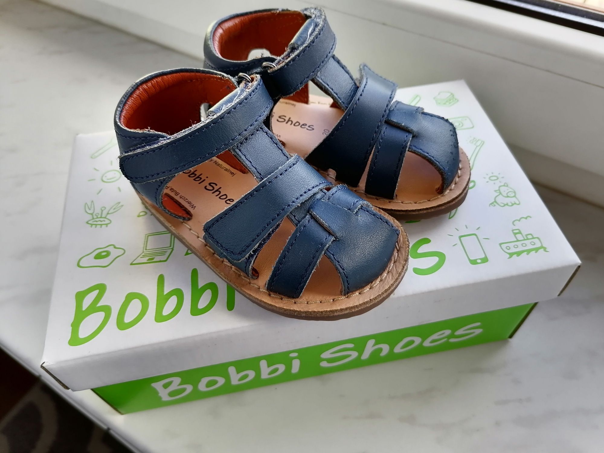 Buty Buciki Sandały Sandałki, Bobbi Shoes, rozmiar 20