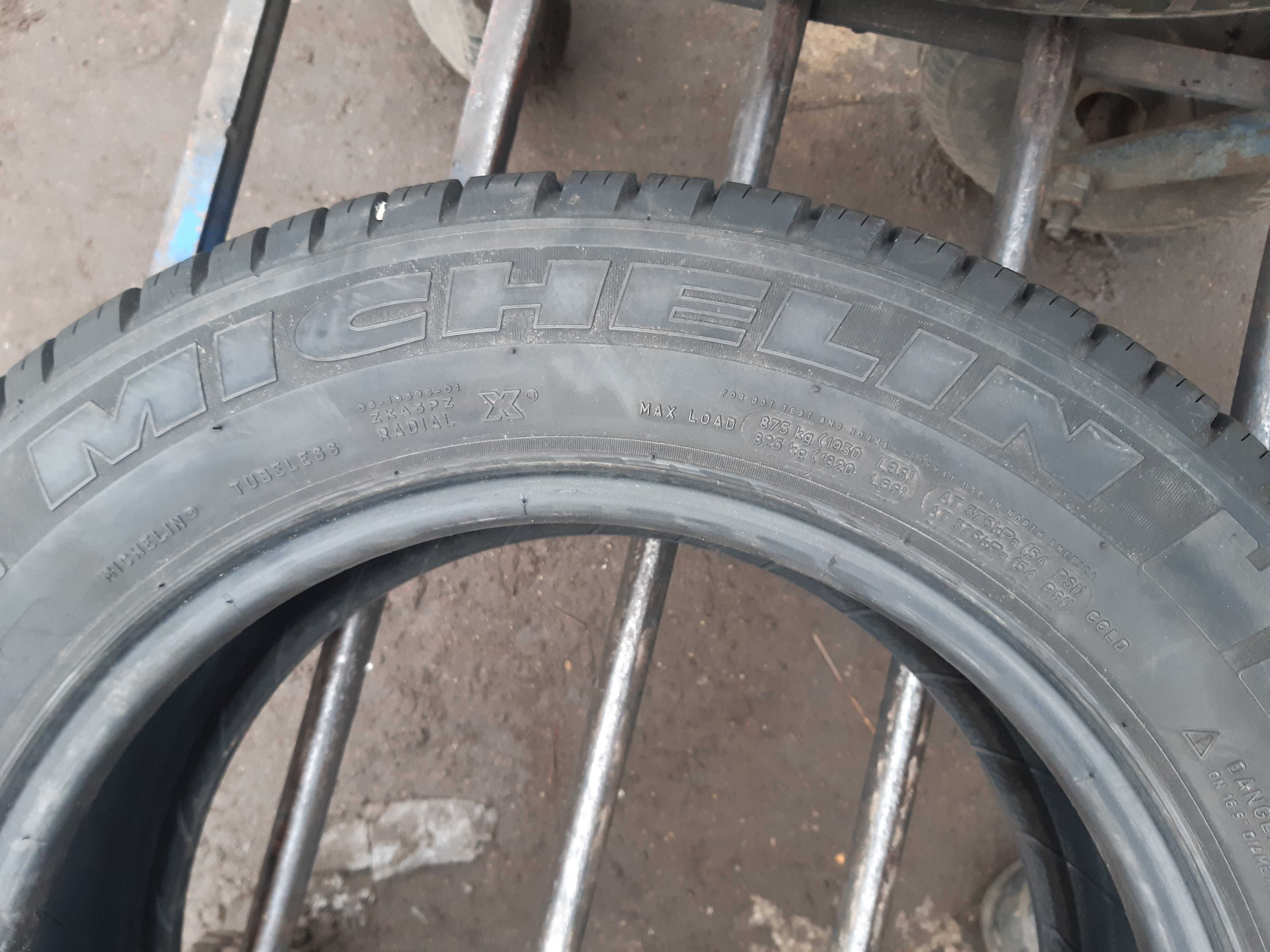 Opony letnie 205.65.16 c Michelin Bus 7mm para