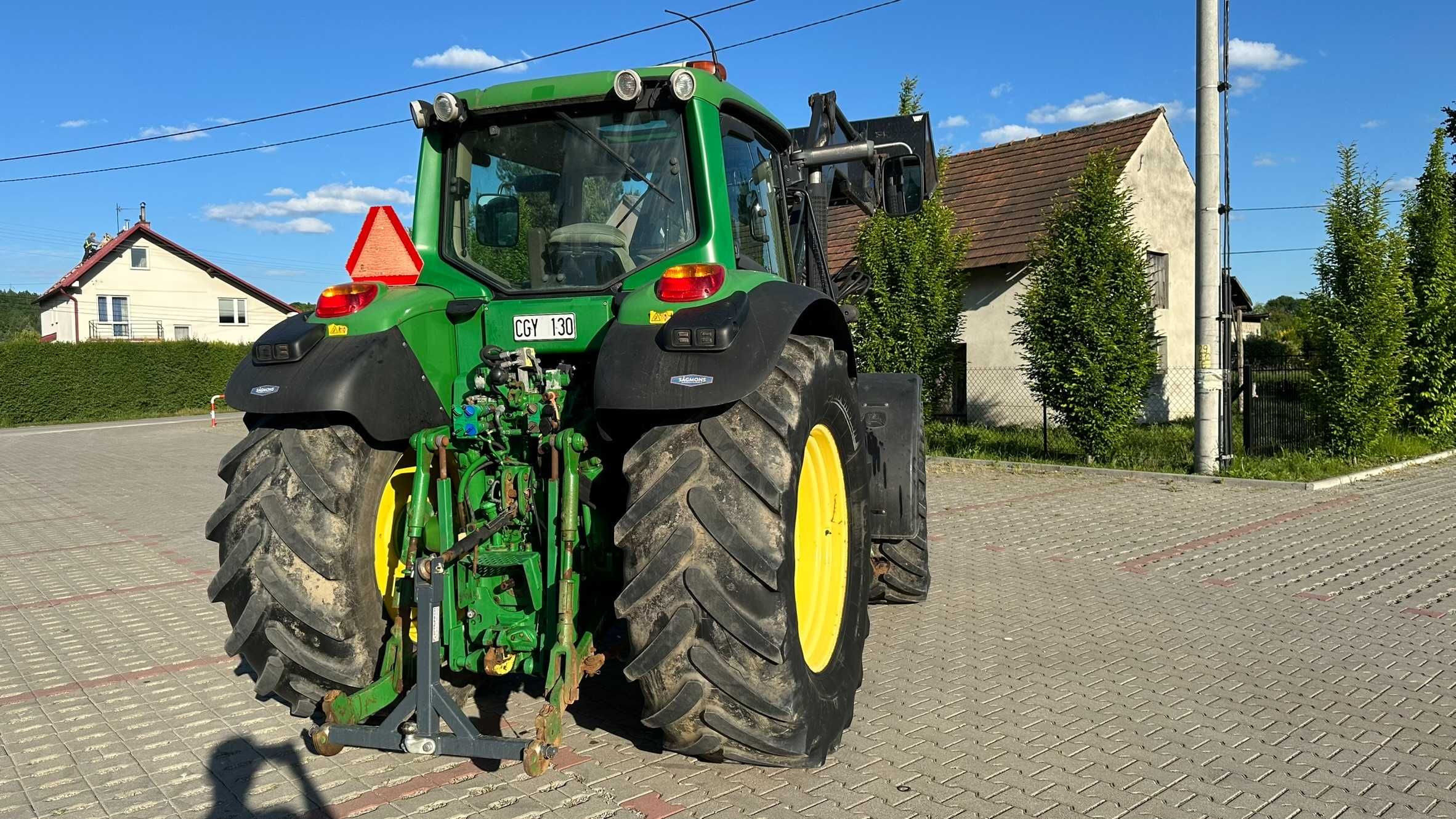 John Deere 6830 Premium Autopower Tuz Tur TLS Power Beyond widły łyżka