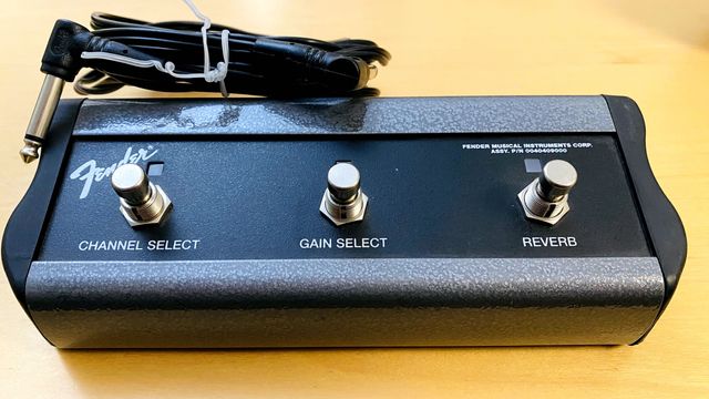 Fender 3 Button Footswitch Channel Boost Reverb  3 przełączniki