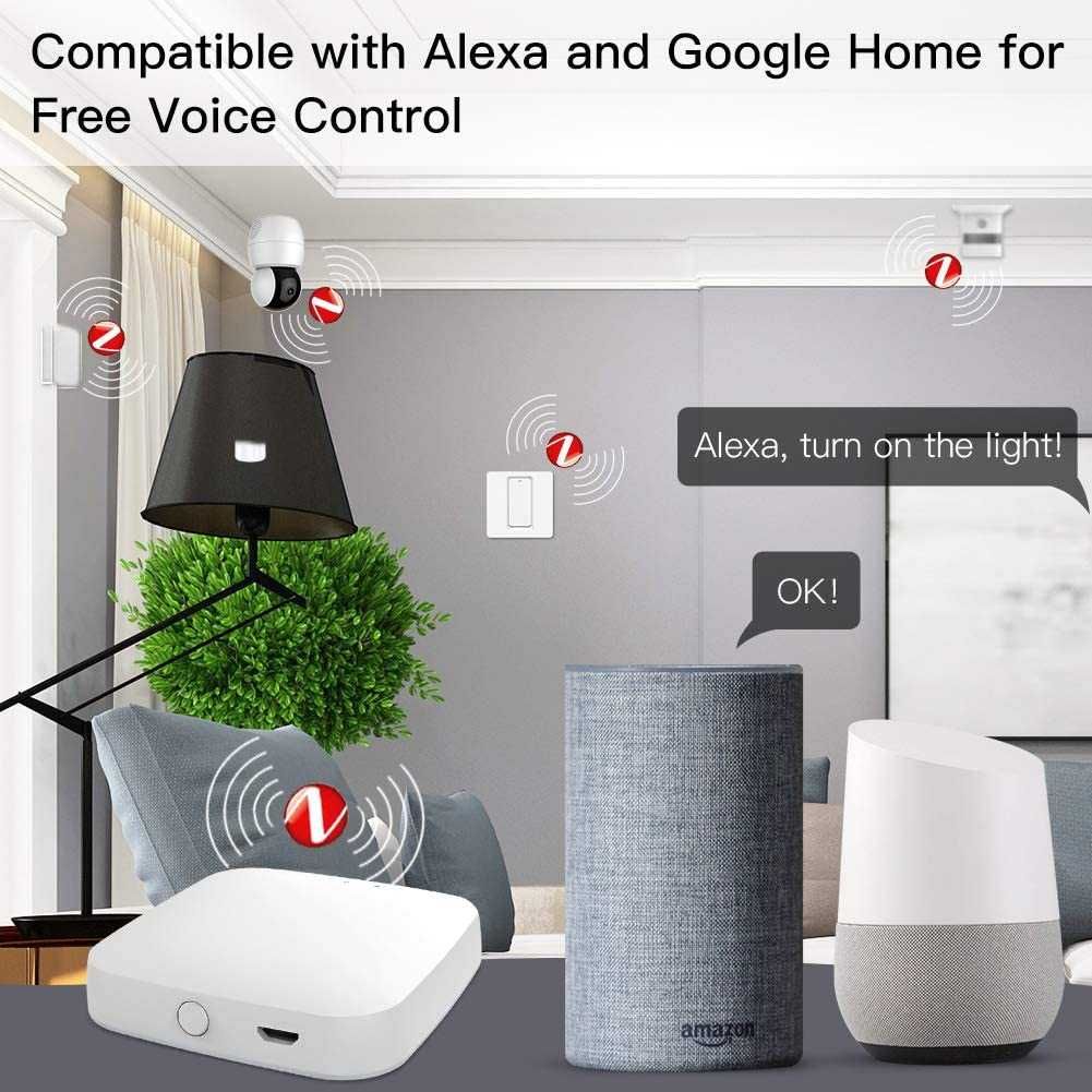 Moes BRAMKA Koncentrator ZIGBEE Gateway WiFi 2,4GHz Alexa inteligentny