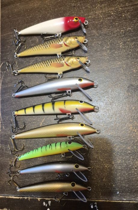 Woblery gloog nike i dorado. Woblery wobler salmo rapala ld
