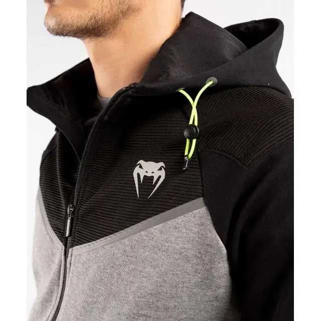 Кофта-толстовка Venum Laser Evo 2.0 Hoodie Light Grey XXL