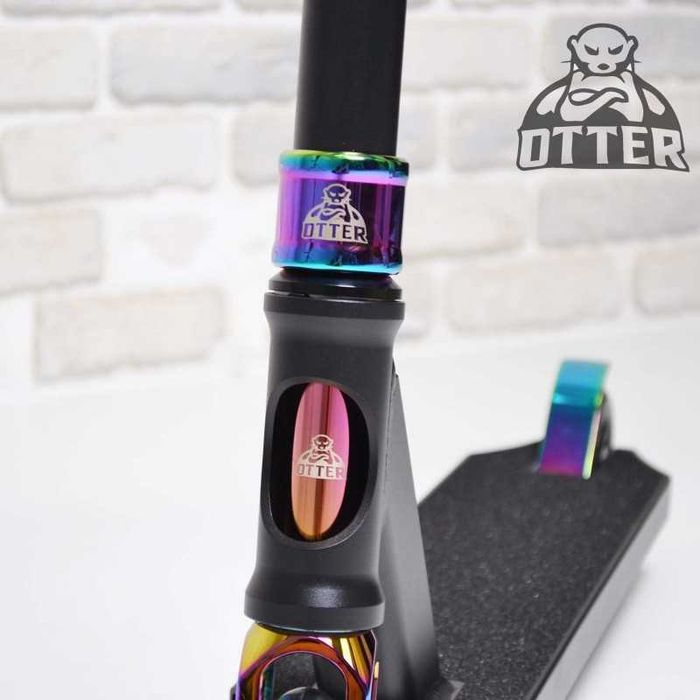 Самокат трюковый OTTER H04 неохром • для трюков  • стильный дизайн
