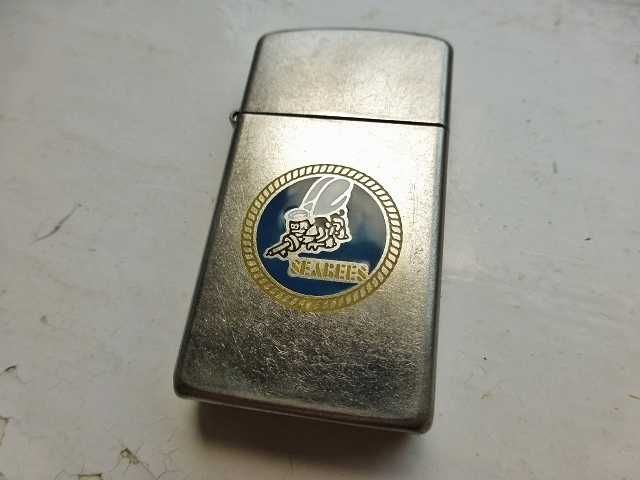 Super Zapalniczka Zippo Slim Wietnam Korea US Army Navy Seabees