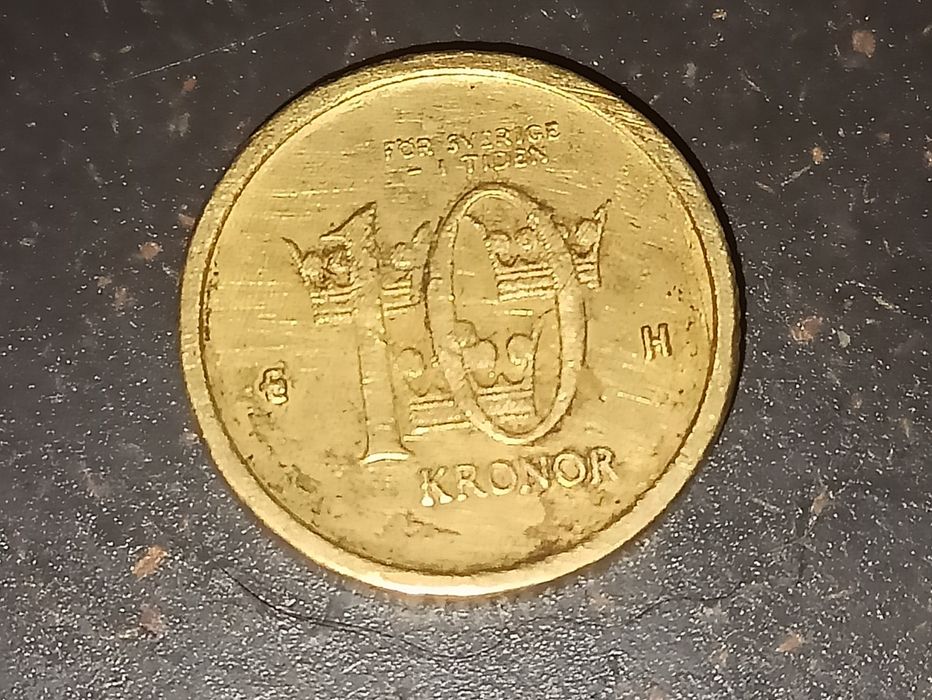 Moneta 10 koron 2005 r Szwecja