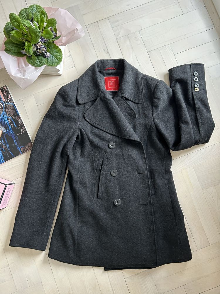Krótki płaszcz Tiffi rozmiar L 50% wełna