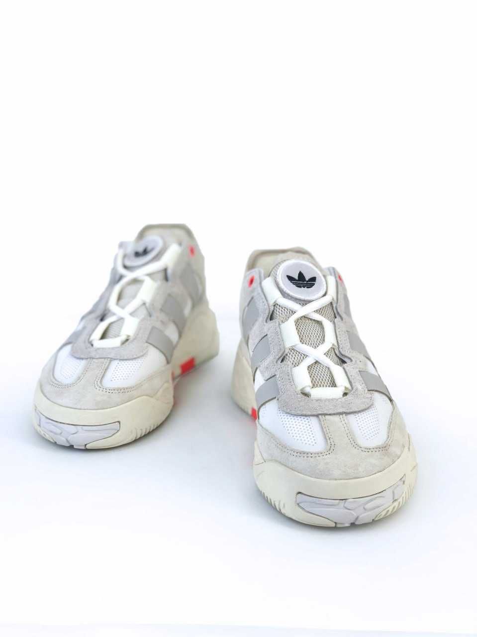 Чоловічі кросівки Adidas Lightstrike білий з сірим 7634 СУПЕР