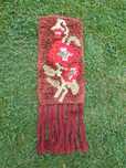 Kilim / makatka na ścianę PRL kwiaty