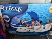 Bestway wyspa plywajaca duza