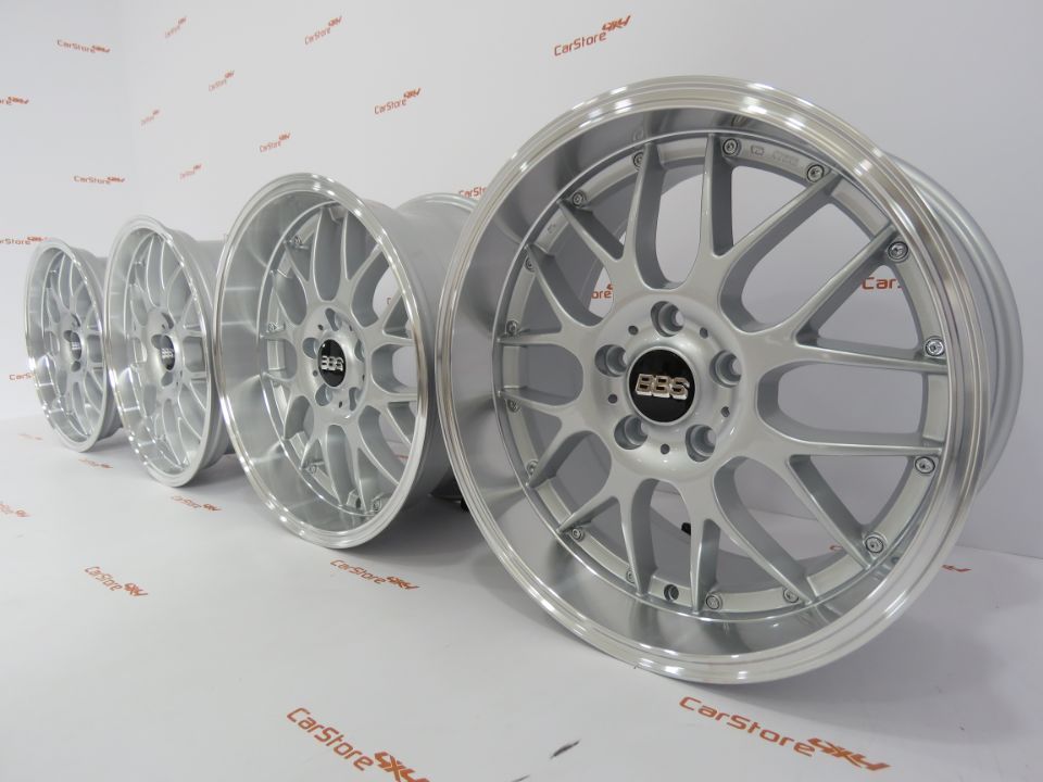 Jante Look BBS RS GT 18 8 +9 et35 5x120 Silver