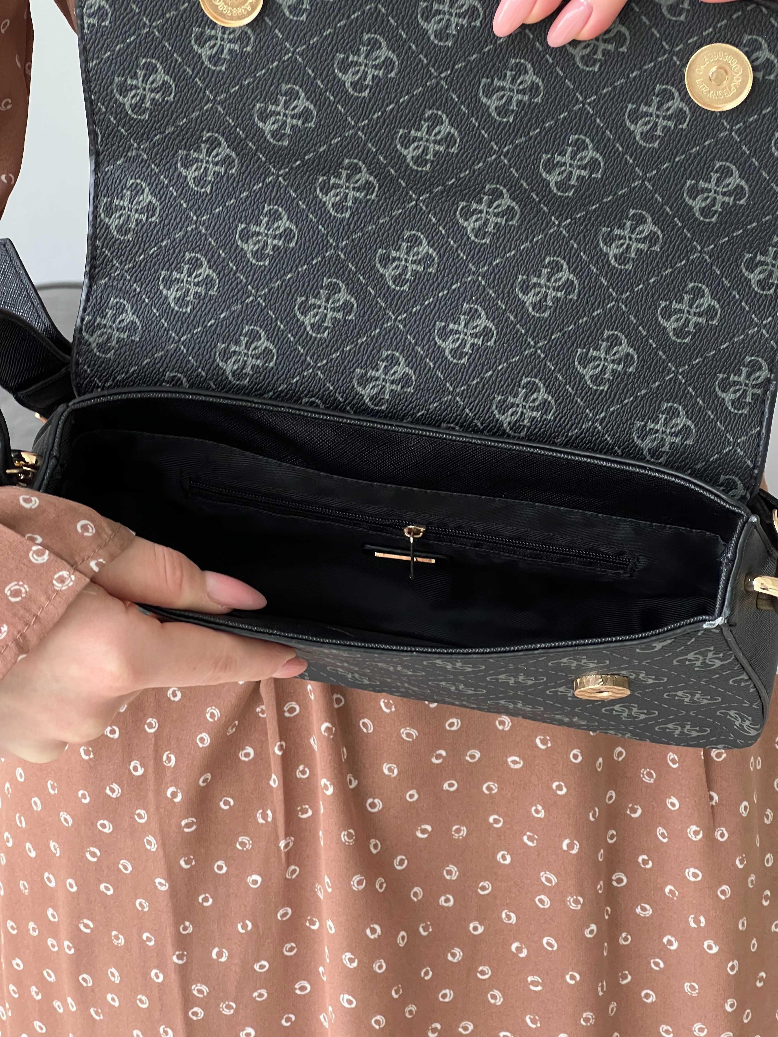 Женская сумка Guess Noelle на плечо багет Гесс