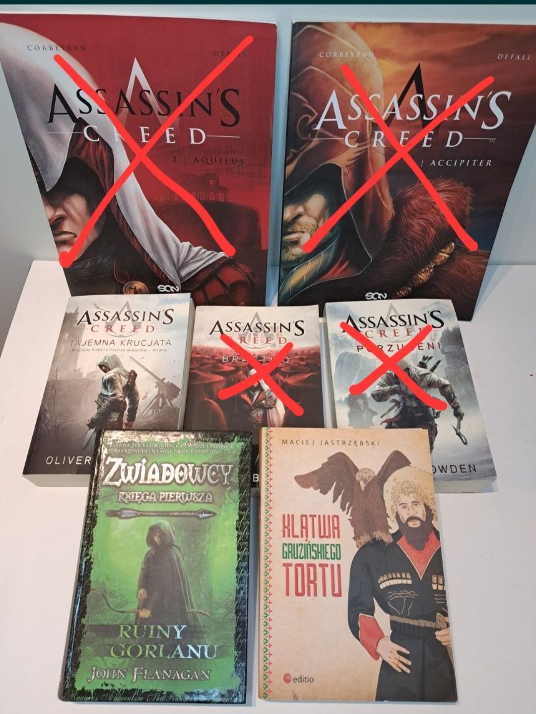 Książki młodzieżowe fantastyczne Assassins Creed komiksy