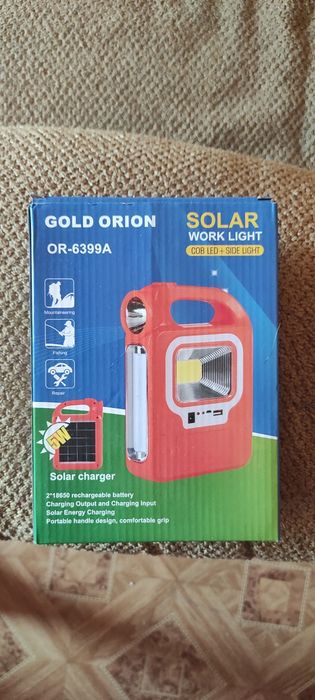 Фонарь кейпинговый с павербанком