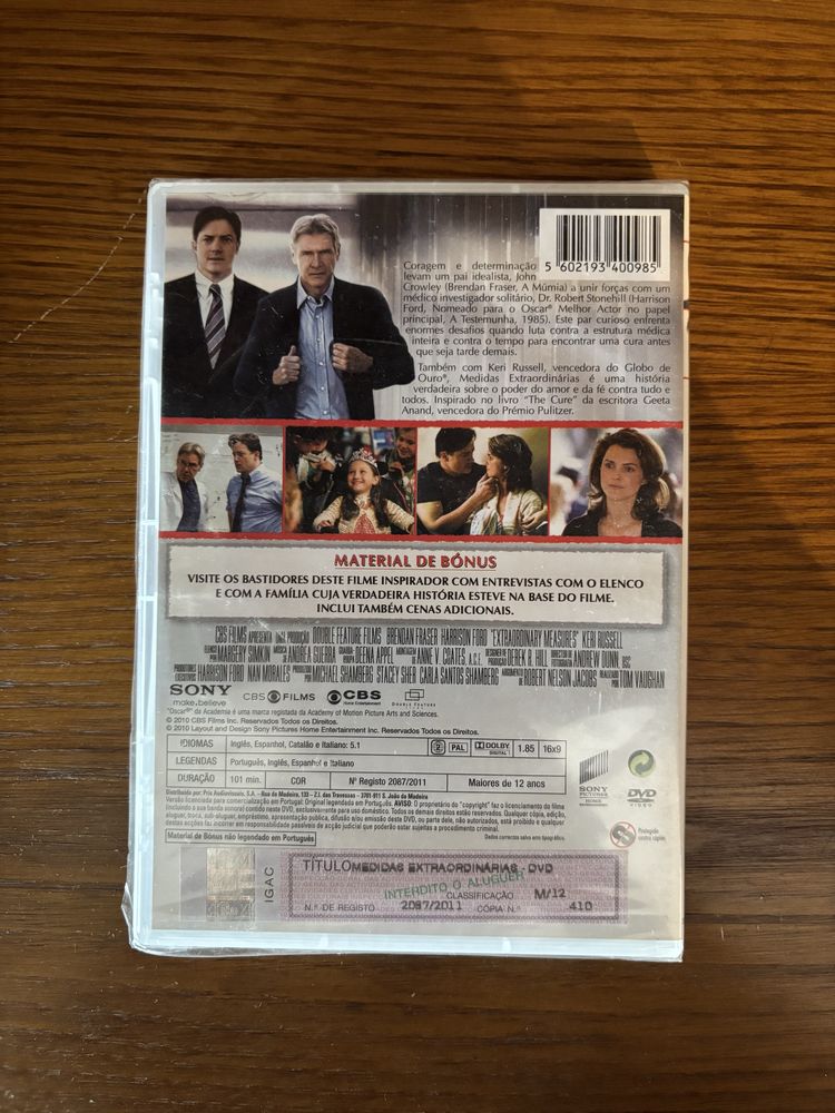 DVD - Medidas extraordinárias