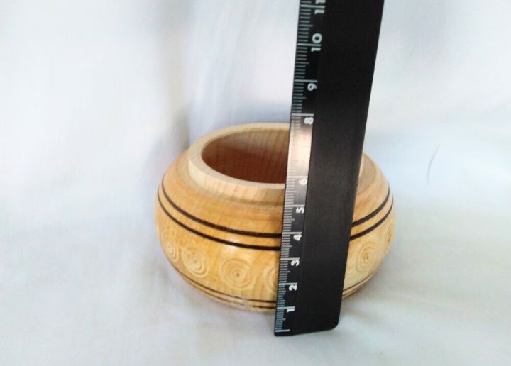 Деревянная шкатулка с трезубом./ Скринька дерев'яна з тризубом