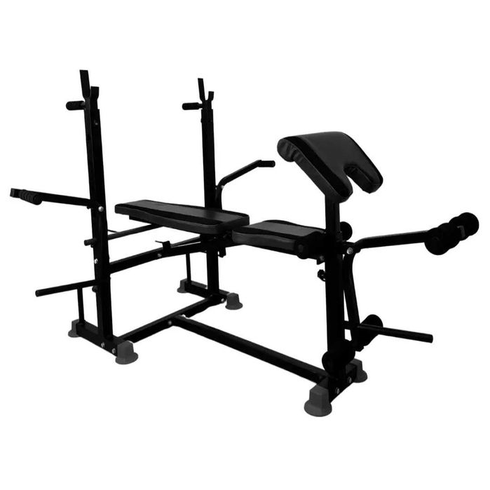 Скамья для жима WCG 0090 з брусами, скотом, нахилом і кутом 90°