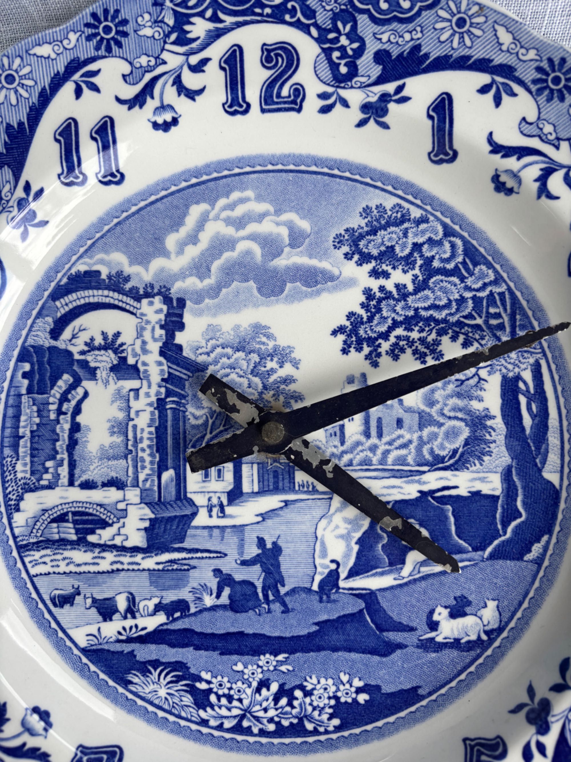 Zegar ścienny Blue Italian Spode