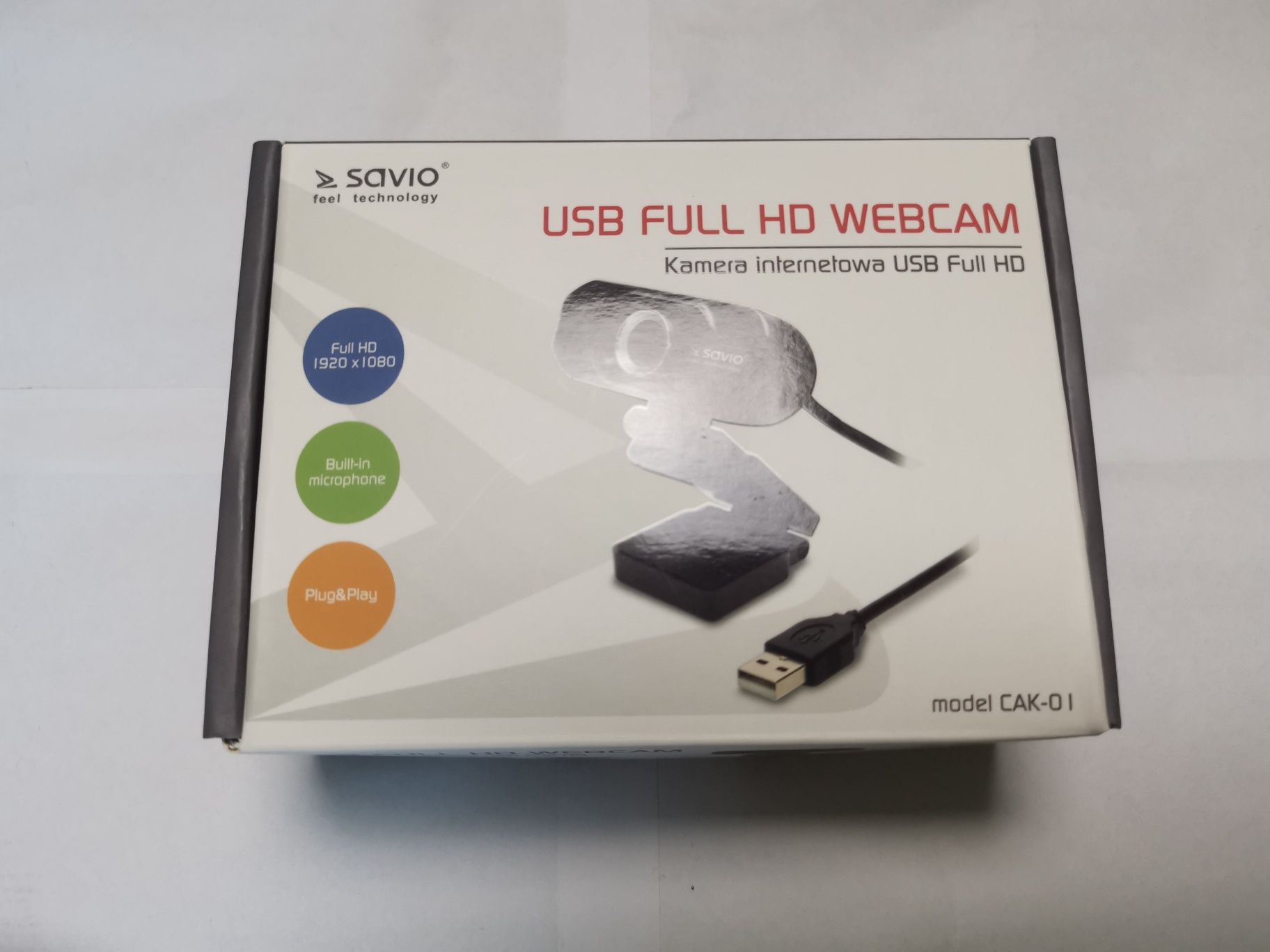 Kamerka internetowa Savio Cak-01 Full HD DPD