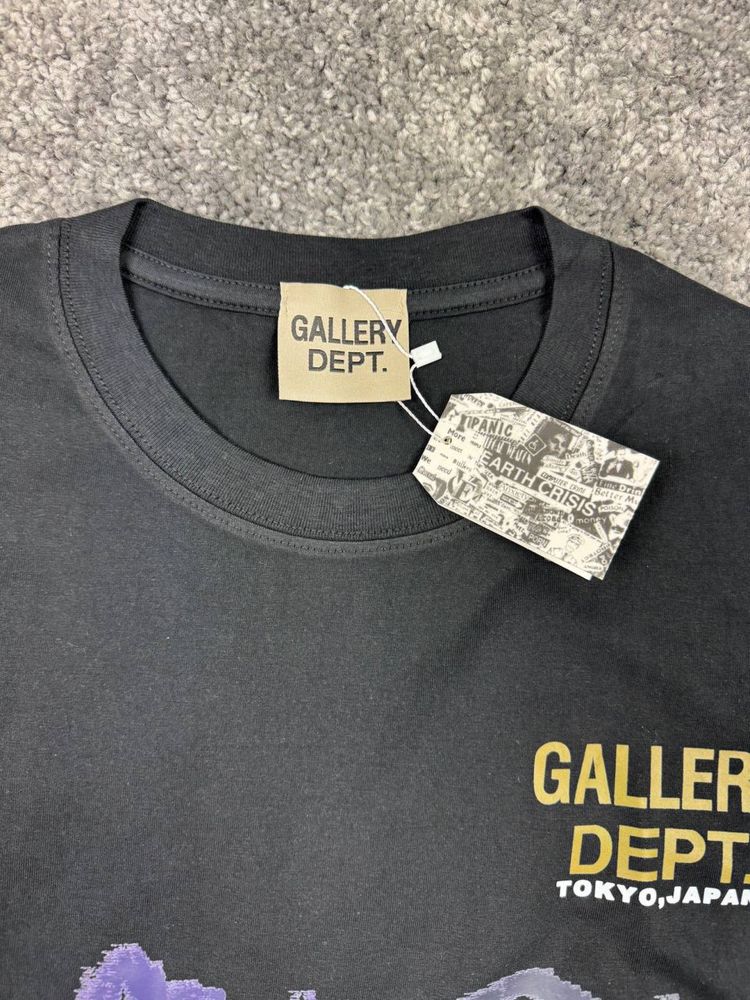 Футболка Galary Dept чорна оверсайз хл