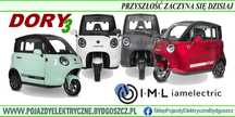 Bez prawa jazdy - nowy skuter elektryczny dwuosobowy zabudowany
