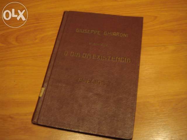 Livro 1941 poesias o dia da existencia de giuseppe ghiaroni