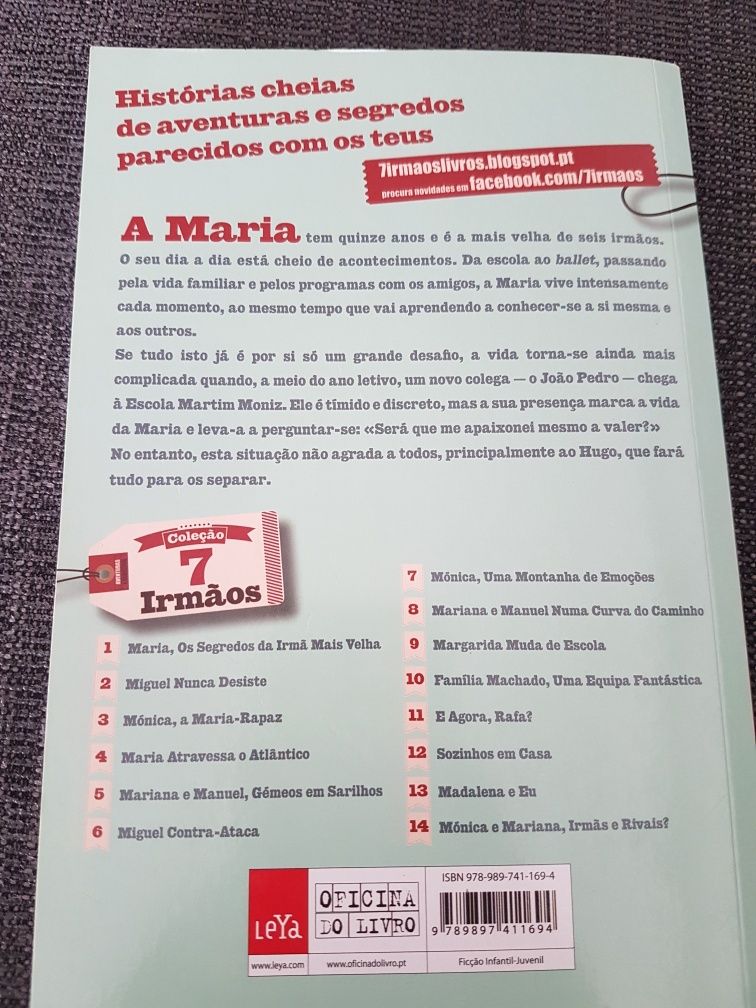 Livro Maria Os Segredos da Irmã Mais Velha