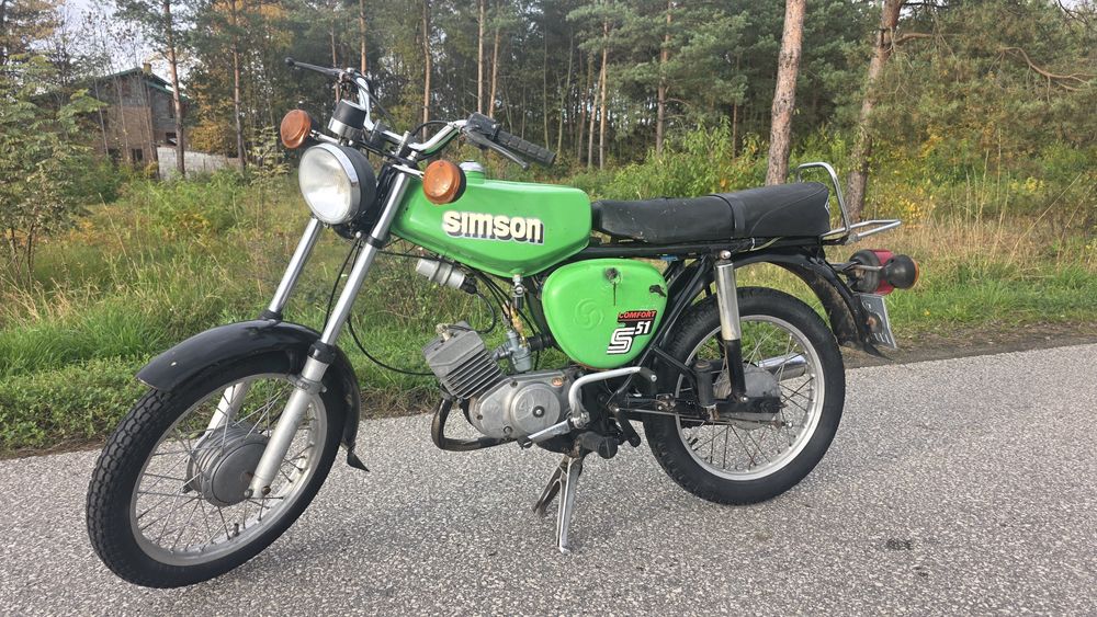 Simson s51 4 biegowy Zarejestrowany w Polsce orginal sprawny dostawa