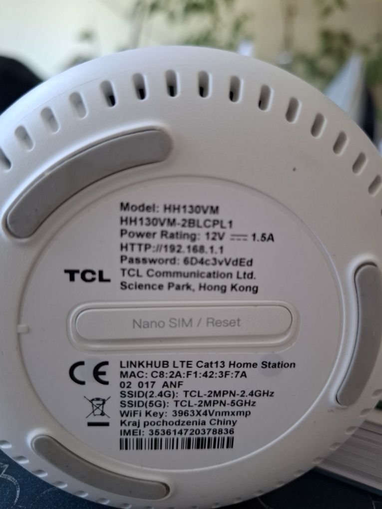 TCL hh130um ruter