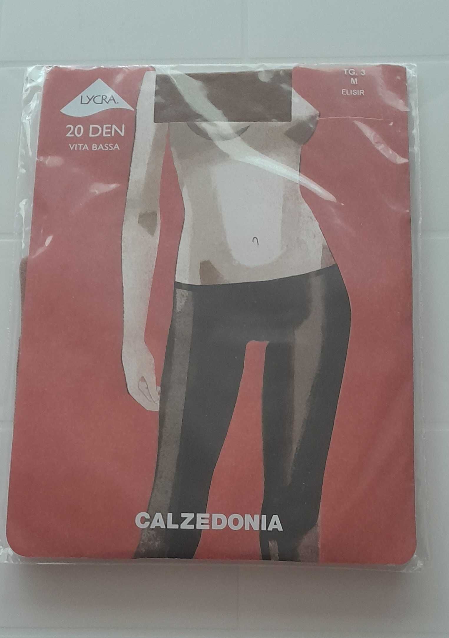 Cieliste rajstopy Calzedonia rozmiar M