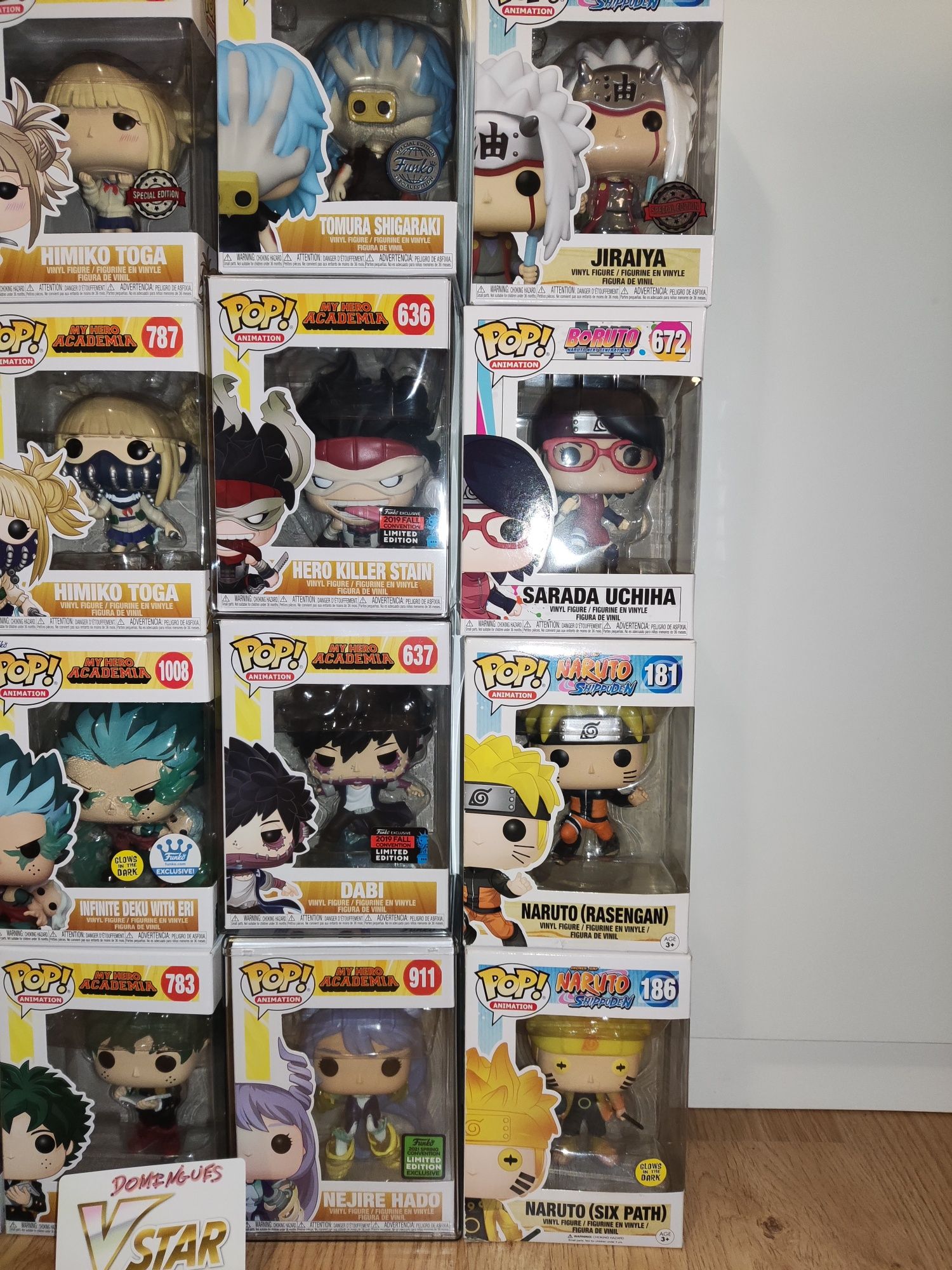 Vários Funko Pop Anime Blacklight