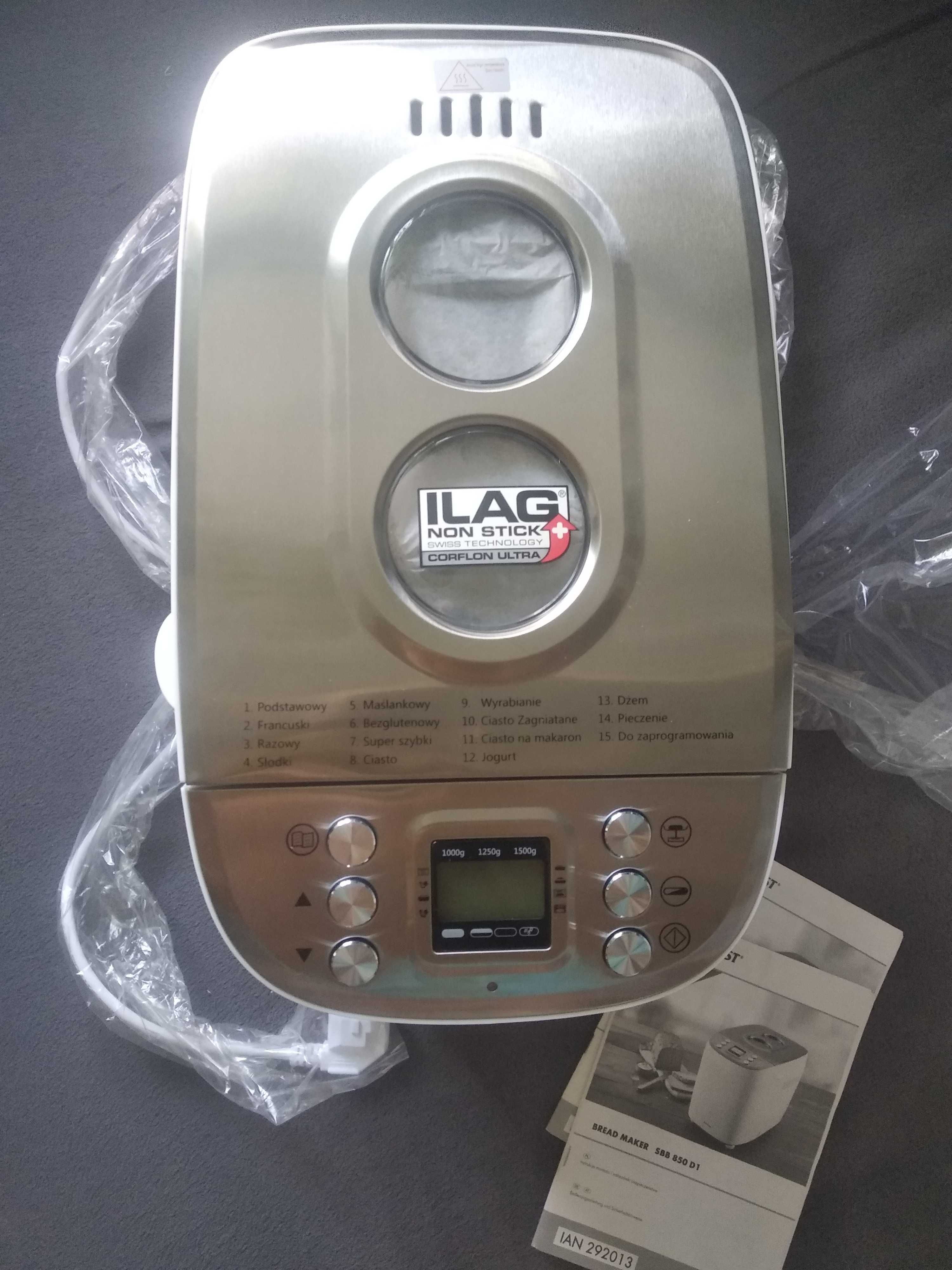 Silvercrest Automat do pieczenia chleba SBB 850 W 16 programów