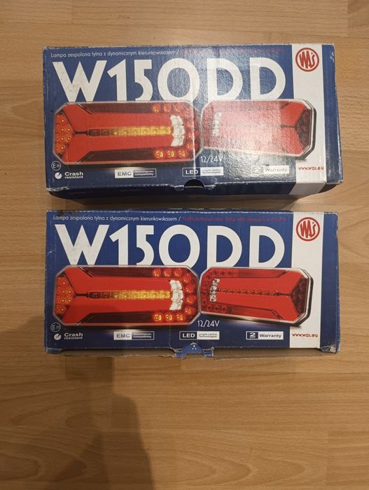 Lampy tylnie  Led 2 sztuki do ciągnika, przyczepy 12-24V IP 68