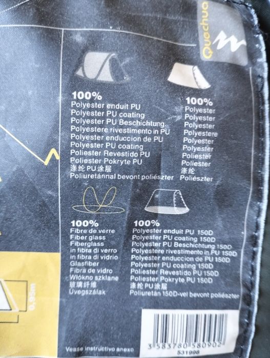 Tenda semi nova pouco uso para 2 pessoas