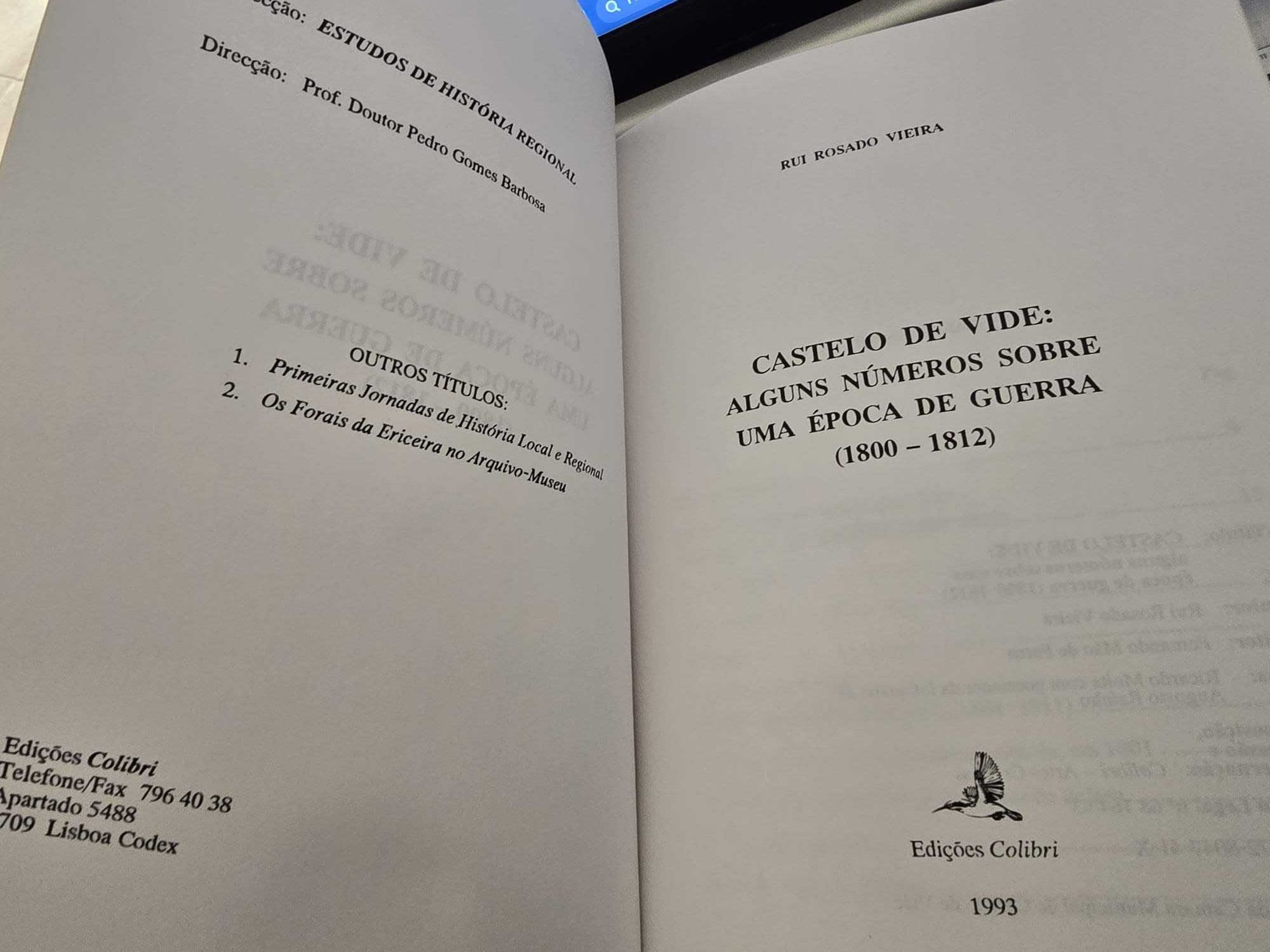 Castelo de Vide - Alguns Números sobre uma Época de Guerra