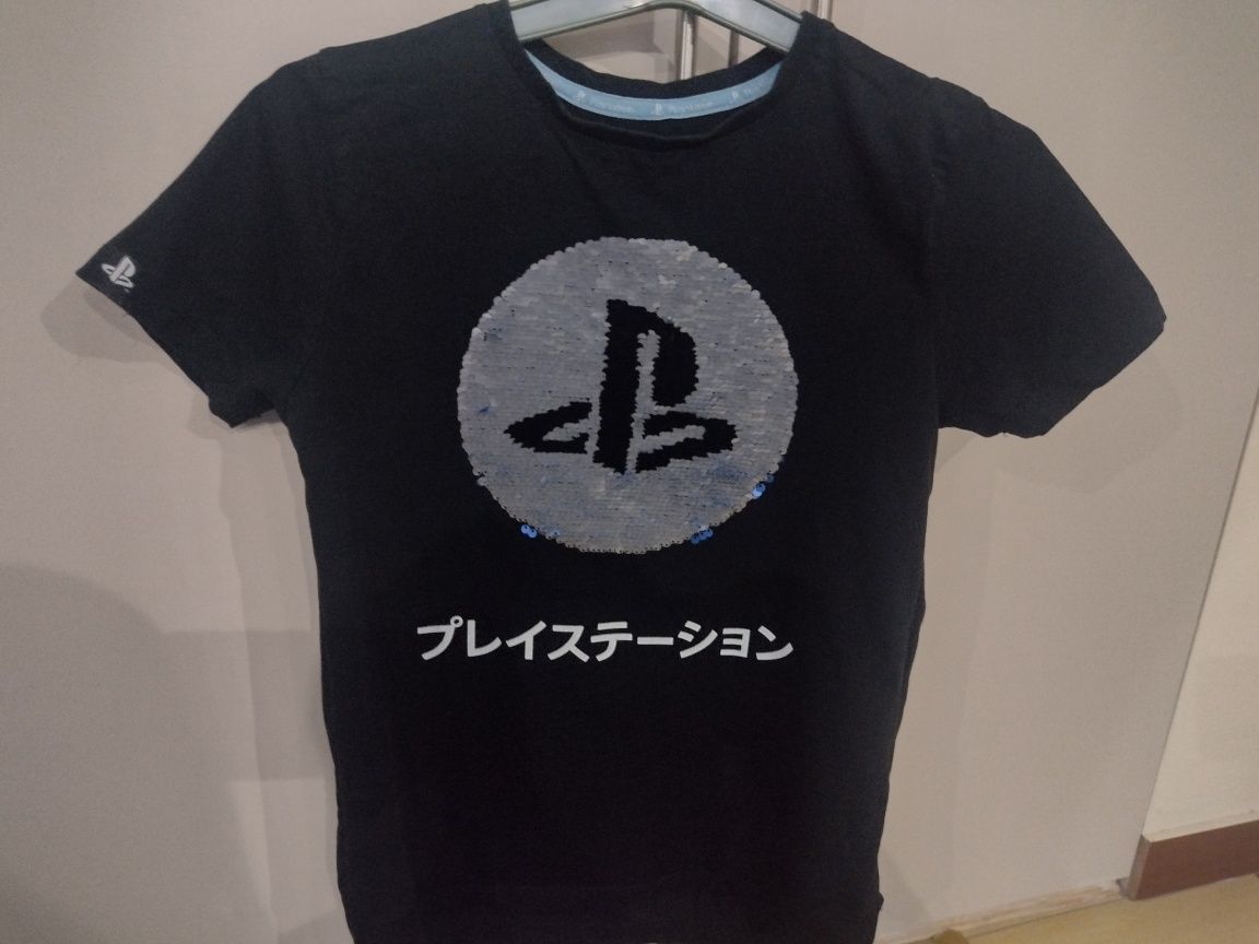 Koszulka PlayStation cekiny rozm. 140