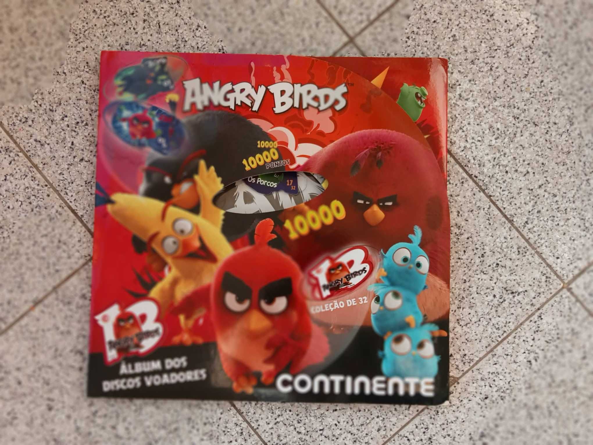 Coleção Caderneta Angry Birds - Discos Voadores Completa
