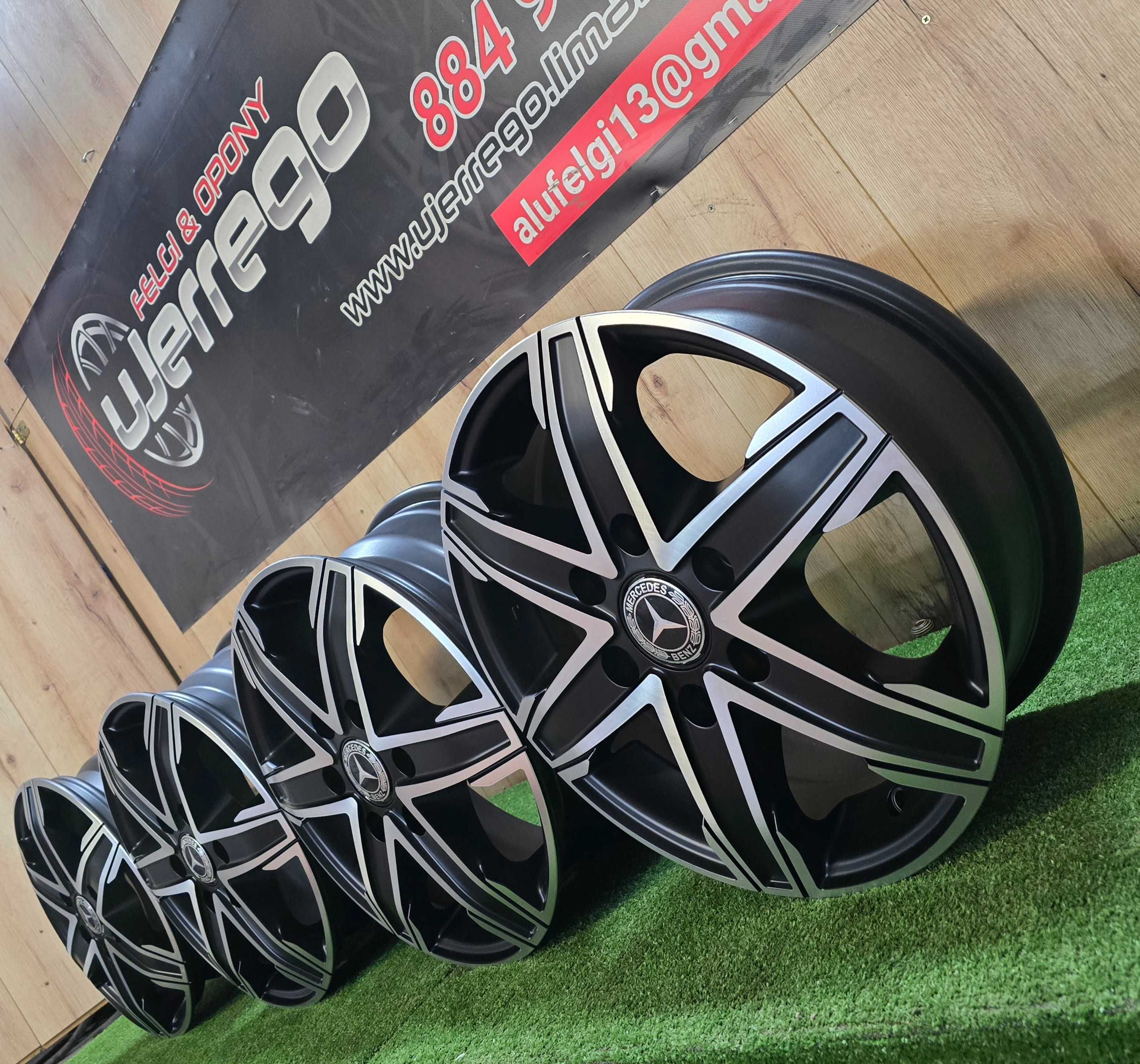 NOWE ALUFELGI MERCEDES 16x6x130 - Sprinter