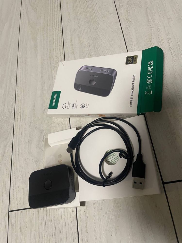 HDMI сплиттер switch UGREEN 8k model cm561