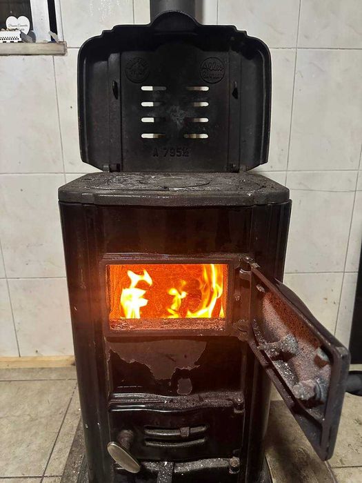 Salamandra a Lenha – Ferro Fundido – Muito Potente e Funcional