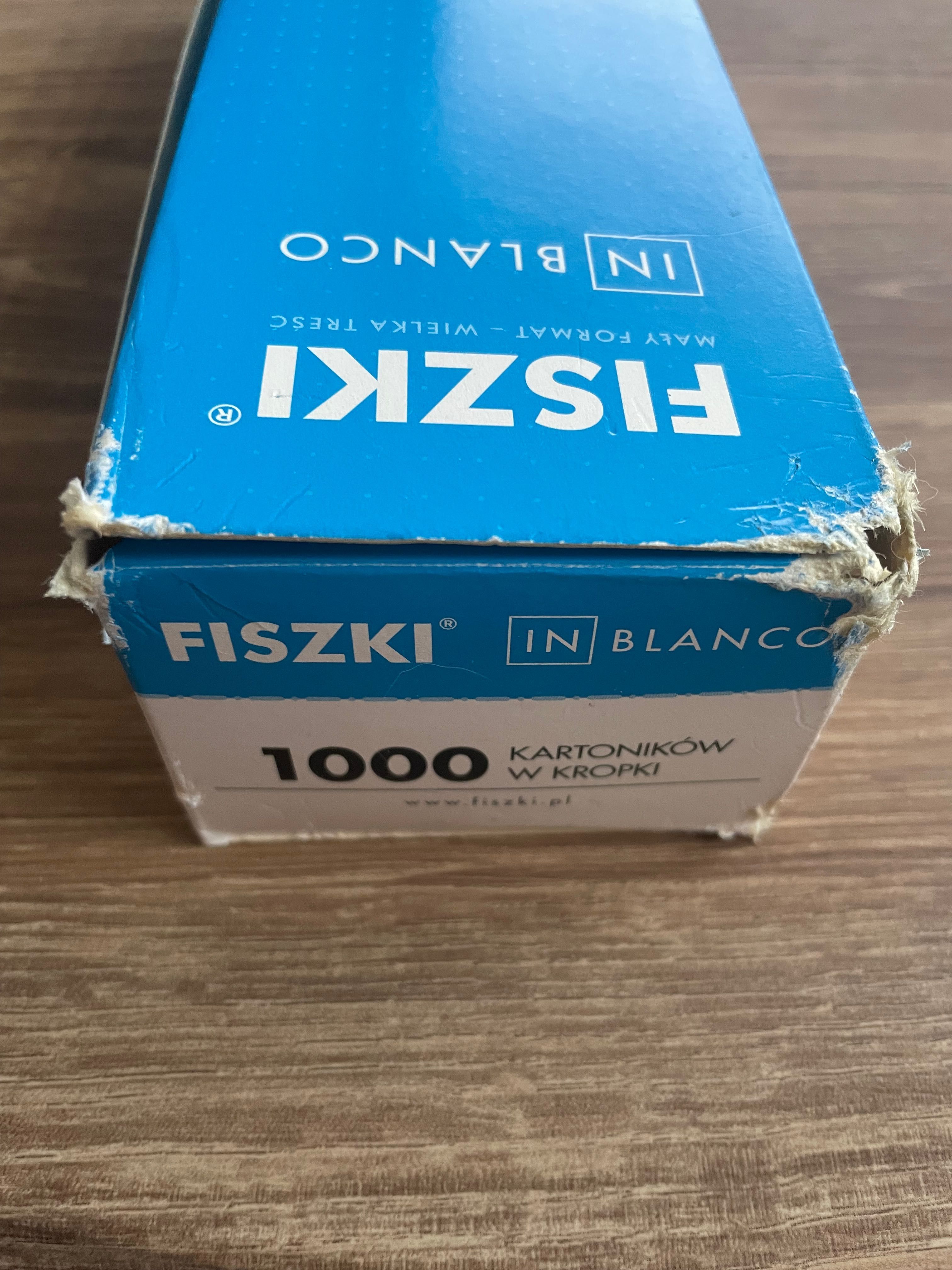 Fiszki in blanco 1000 sztuk