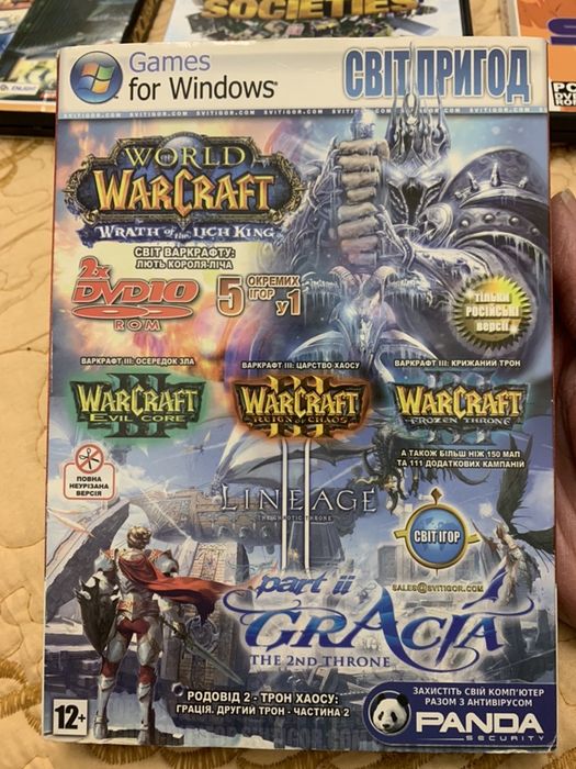 DVD ROM диски ігри комп’ютерні, всього 5 дисків, ціна за всі