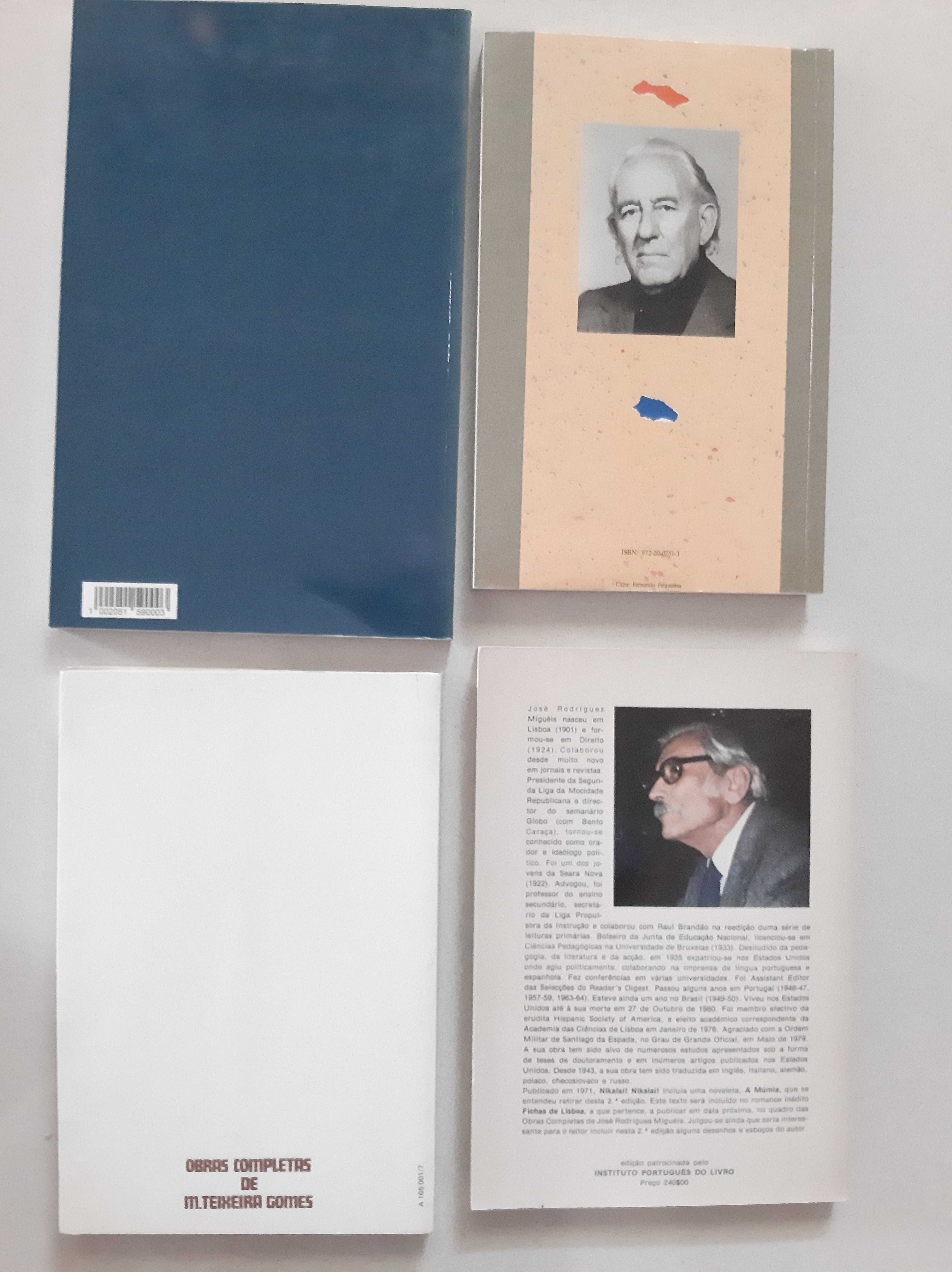 4 livros de literatura portuguesa